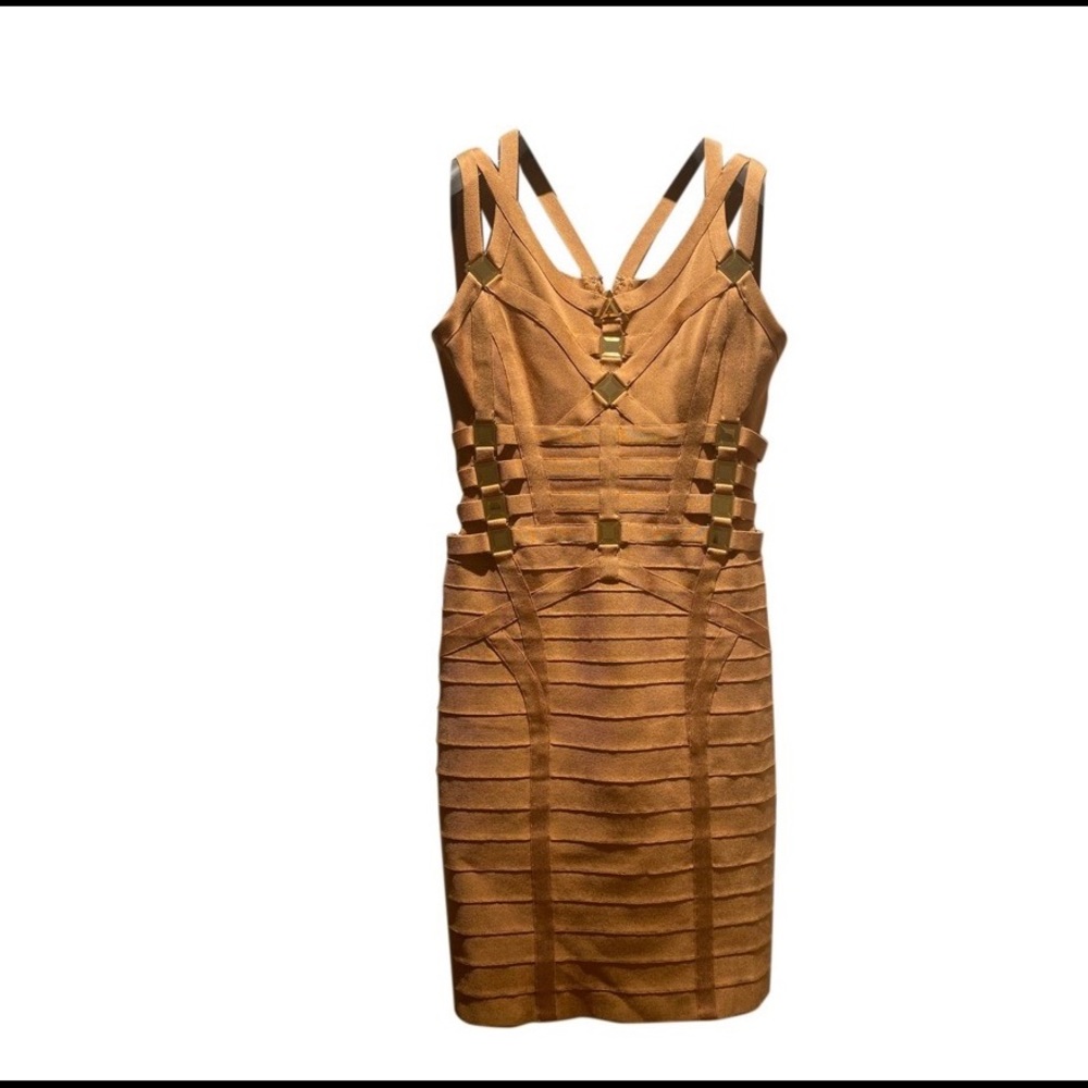 Herve Leger Preowned mid length dress